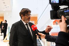Meyer Habib At His Trial Against David Guiraud - Paris