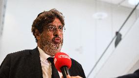 Meyer Habib At His Trial Against David Guiraud - Paris