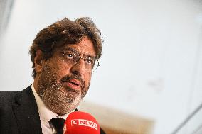 Meyer Habib At His Trial Against David Guiraud - Paris
