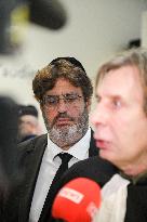 Meyer Habib At His Trial Against David Guiraud - Paris