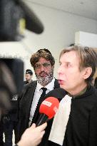 Meyer Habib At His Trial Against David Guiraud - Paris