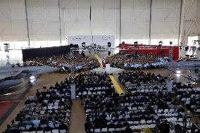 President Macron Presents His Wishes to The Armies - Istres