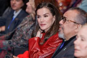 Queen Letizia at Opening of the Global Caregivers Forum - Madrid