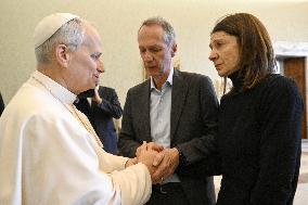 Pope Leo XIV Meets Families Of Victims of Crans-Montana Fire - Vatican