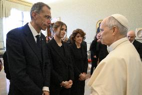 Pope Leo XIV Meets Families Of Victims of Crans-Montana Fire - Vatican