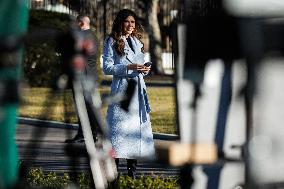 DC: U.S. Homeland Security Sec. Kristi Noem at White House