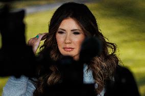 DC: U.S. Homeland Security Sec. Kristi Noem at White House