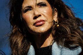 DC: U.S. Homeland Security Sec. Kristi Noem at White House