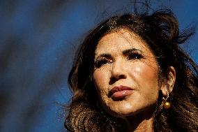 DC: U.S. Homeland Security Sec. Kristi Noem at White House