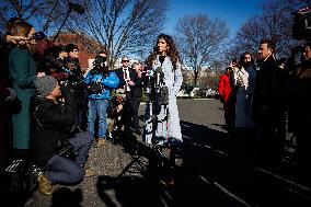 DC: U.S. Homeland Security Sec. Kristi Noem at White House