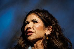 DC: U.S. Homeland Security Sec. Kristi Noem at White House