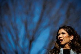 DC: U.S. Homeland Security Sec. Kristi Noem at White House