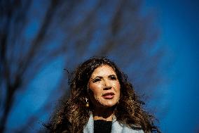 DC: U.S. Homeland Security Sec. Kristi Noem at White House