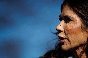 DC: U.S. Homeland Security Sec. Kristi Noem at White House