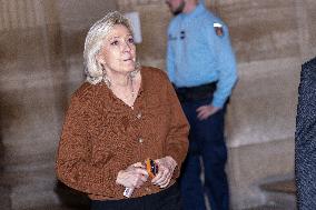 Appeal trial of Marine Le Pen and RN’s officials during a break - Paris AJ