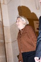 Appeal trial of Marine Le Pen and RN’s officials during a break - Paris AJ