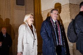Appeal trial of Marine Le Pen and RN’s officials during a break - Paris AJ