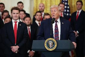 DC: President Trump honors the 2025 Stanley Cup Champions the Florida Panthers