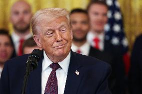 DC: President Trump honors the 2025 Stanley Cup Champions the Florida Panthers