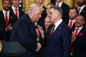 DC: President Trump honors the 2025 Stanley Cup Champions the Florida Panthers