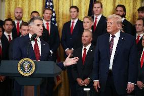 DC: President Trump honors the 2025 Stanley Cup Champions the Florida Panthers