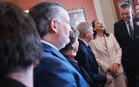 Venezuelan Opposition Leader And Nobel Peace Prize Winner MarÌa Corina Machado Meets With Senators On Capitol Hill