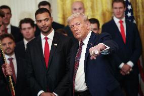 DC: President Trump honors the 2025 Stanley Cup Champions the Florida Panthers