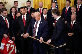 Donald Trump welcomes The Florida Panthers - Washington