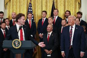 DC: President Trump honors the 2025 Stanley Cup Champions the Florida Panthers