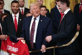 DC: President Trump honors the 2025 Stanley Cup Champions the Florida Panthers