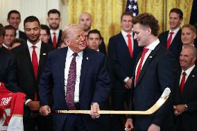 DC: President Trump honors the 2025 Stanley Cup Champions the Florida Panthers