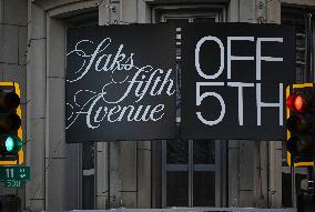 Saks Files for Bankruptcy as Department Stores Fight for Survival