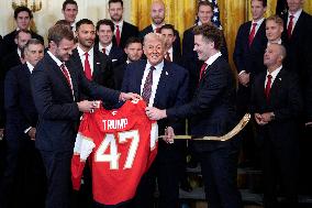 Donald Trump welcomes The Florida Panthers - Washington
