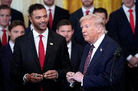 Donald Trump welcomes The Florida Panthers - Washington