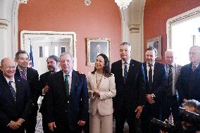 Venezuelan Opposition Leader And Nobel Peace Prize Winner MarÌa Corina Machado Meets With Senators On Capitol Hill