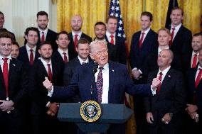 Donald Trump welcomes The Florida Panthers - Washington