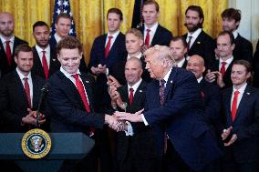 Donald Trump welcomes The Florida Panthers - Washington