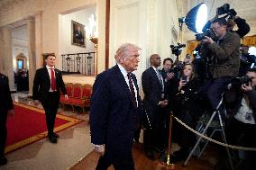 Donald Trump welcomes The Florida Panthers - Washington
