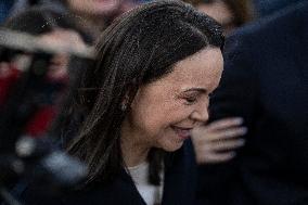 María Corina Machado Visits US Capitol