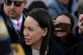 María Corina Machado Visits US Capitol