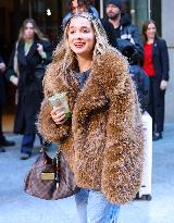 Haley Lu Richardson out in New York