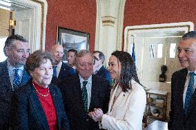 María Corina Machado Visits US Capitol