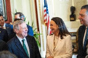 María Corina Machado Visits US Capitol