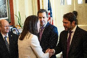 María Corina Machado Visits US Capitol