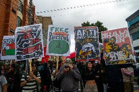 Anti-U.S. Government Protest in Colombia