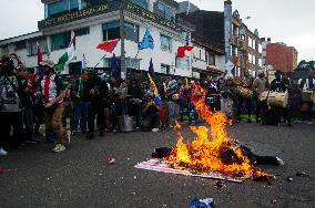 Anti-U.S. Government Protest in Colombia