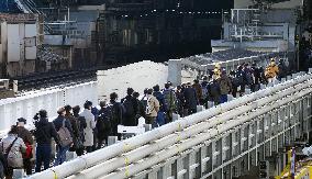 CORRECTED: Power outage stops train in Japan