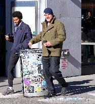 David Harbour out in New York City
