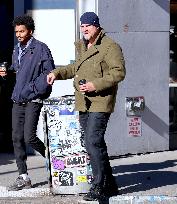 David Harbour out in New York City