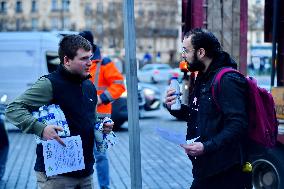 Operation Promotes Fair Trade Milk In Paris - France